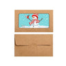 100PCS Kraft Paper Envelopes with Clear Window Self-Seal Mailing Bags