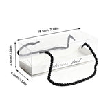 20PCS Transparent Rectangle Blister Bakery Boxes with Handle