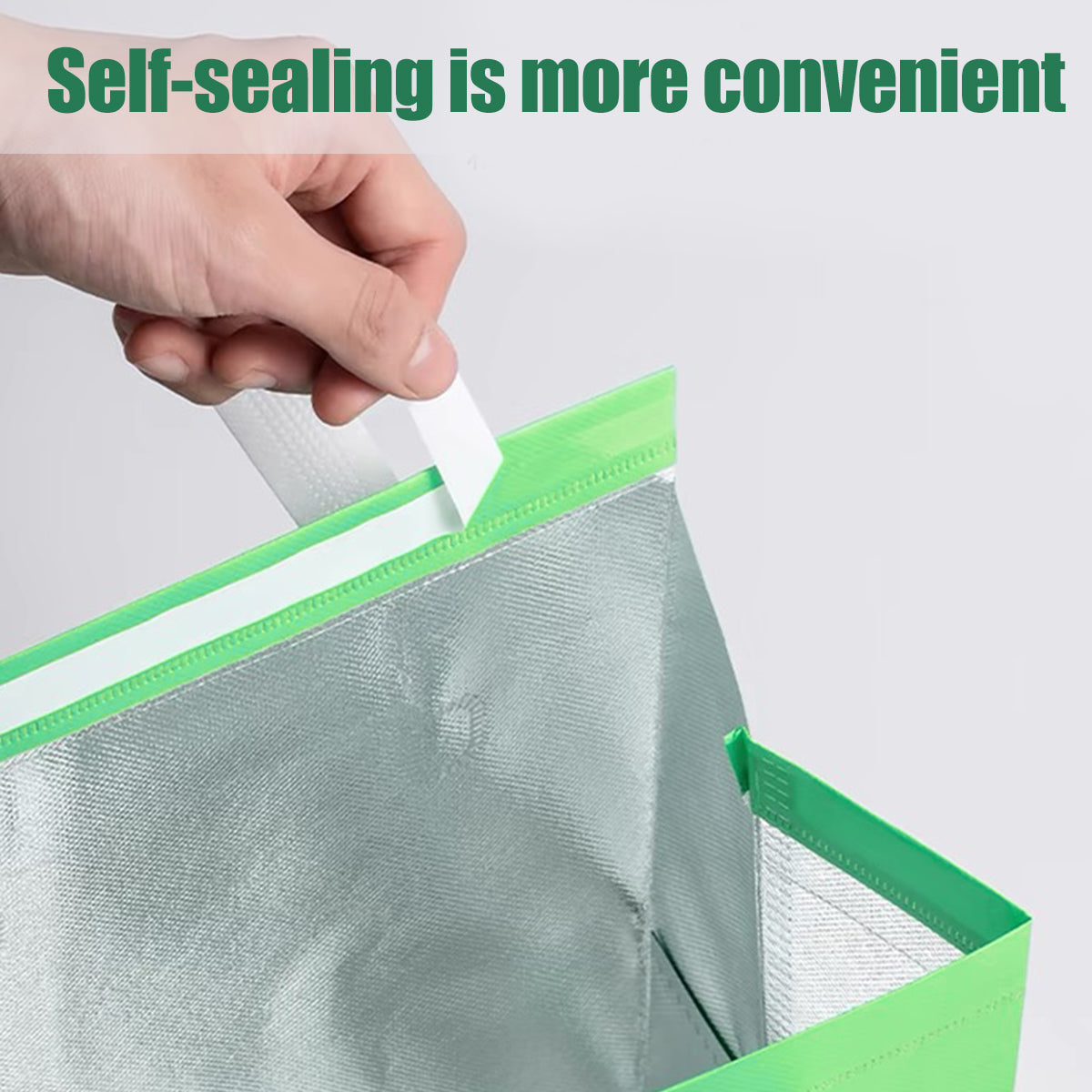 50pcs Thermal Insulated Packaging Bags for Milk Tea Cake