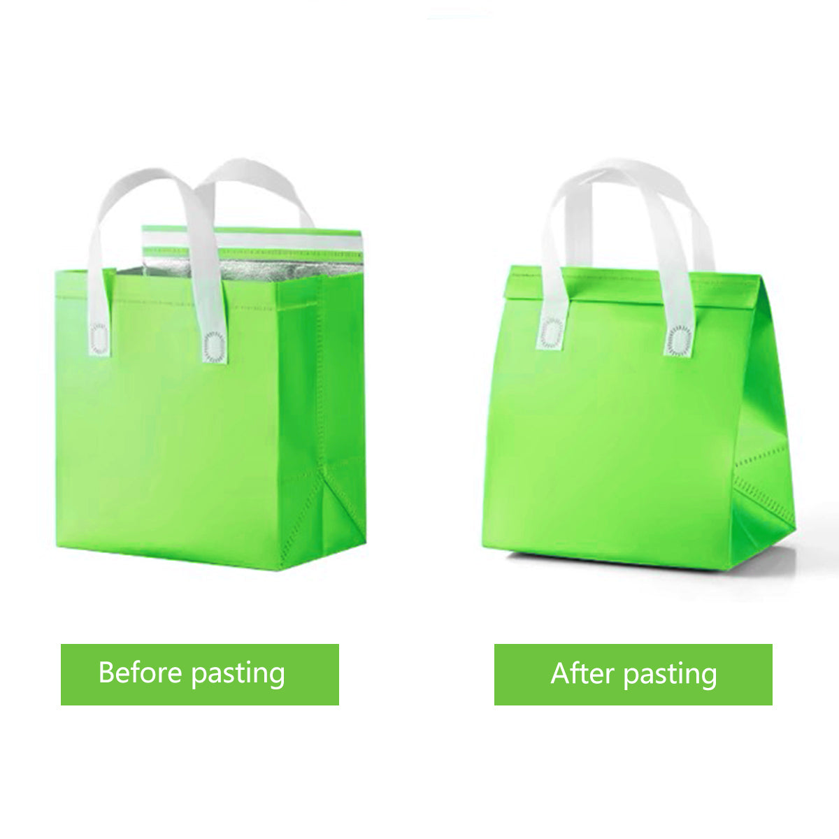 50pcs Thermal Insulated Packaging Bags for Milk Tea Cake
