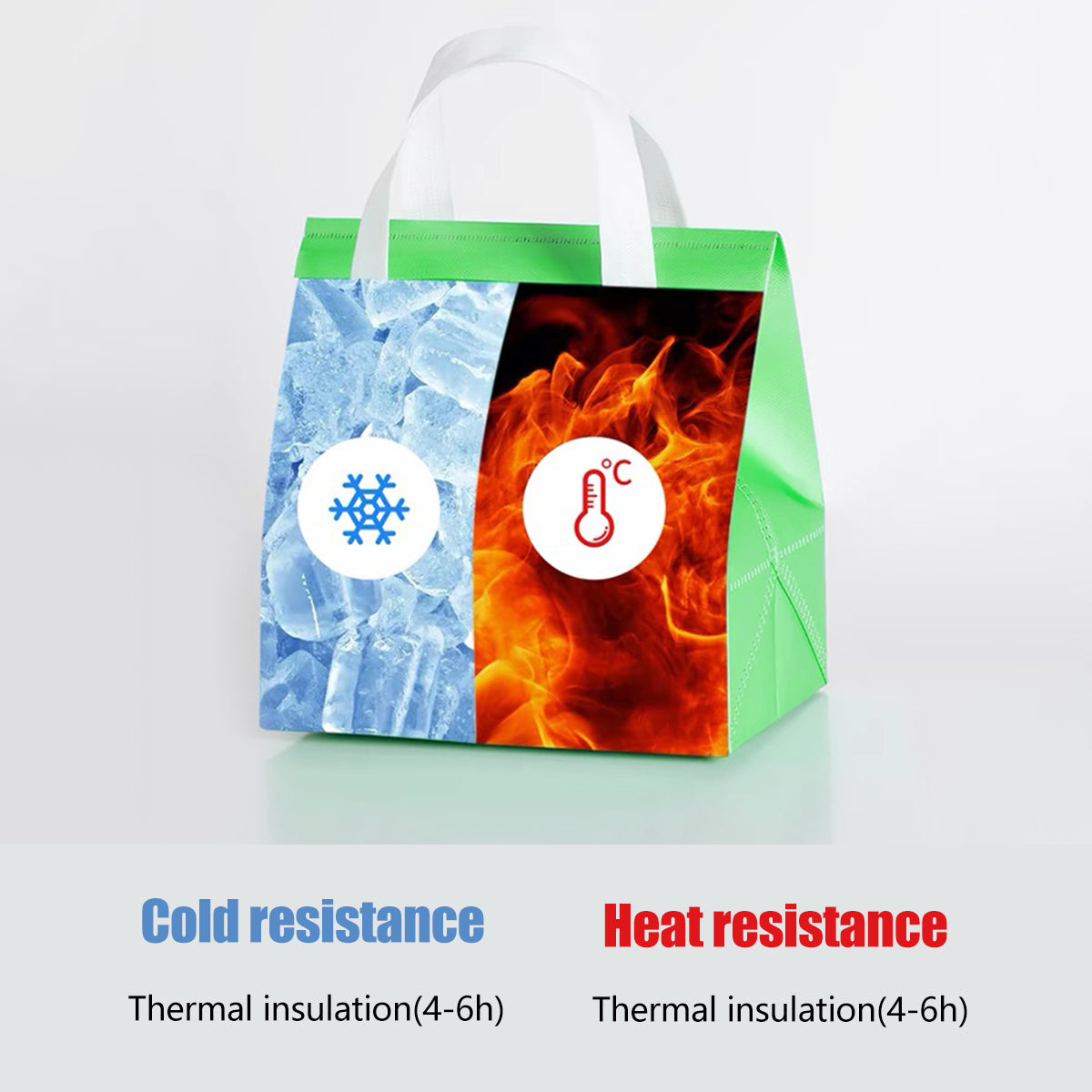 50pcs Thermal Insulated Packaging Bags for Milk Tea Cake