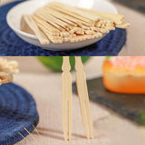 Bamboo Fruit Forks for Catering