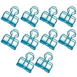 Binder Clips 10PCS 8Colours Steel Bookmark Clips - Discount Packaging Warehouse