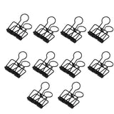 Binder Clips 10PCS 8Colours Steel Bookmark Clips - Discount Packaging Warehouse