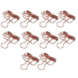 Binder Clips 10PCS 8Colours Steel Bookmark Clips - Discount Packaging Warehouse