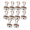 Binder Clips 10PCS 8Colours Steel Bookmark Clips - Discount Packaging Warehouse