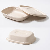 Takeaway containers with secure lids