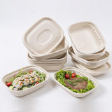 Takeaway containers with secure lids