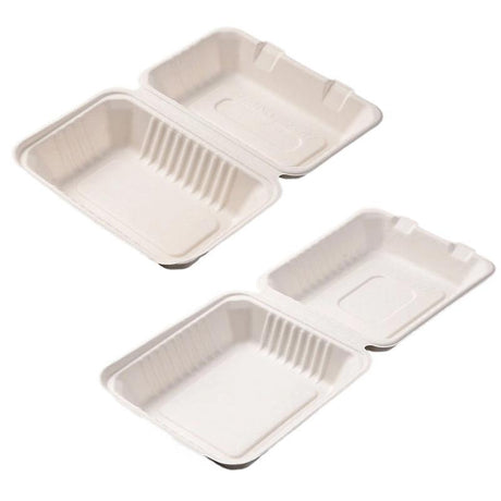 Durable and convenient take away boxes for food packaging.