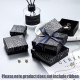 Black Jewelry Packaging Set 20PCS Cardboard Elegant Design