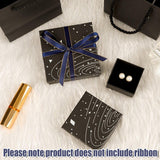 Black Jewelry Packaging Set 20PCS Cardboard Elegant Design