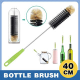 Bottle Cleaning Brush 1PC 40cm Long Handle Nylon for Kettle and Cup Scrubbing - Discount Packaging Warehouse