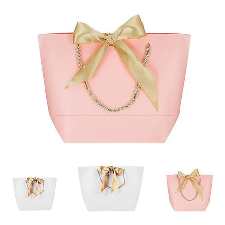 Stylish paper present bags for elegant gift-giving