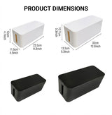 Cable Management Box Cord Tidy Organizer Socket