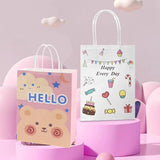 Brighten Your Gifts with Colourful Cartoon Kraft Paper Bags