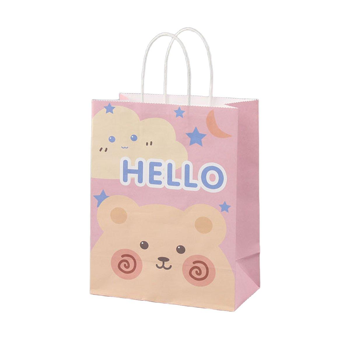 Brighten Your Gifts with Colourful Cartoon Kraft Paper Bags