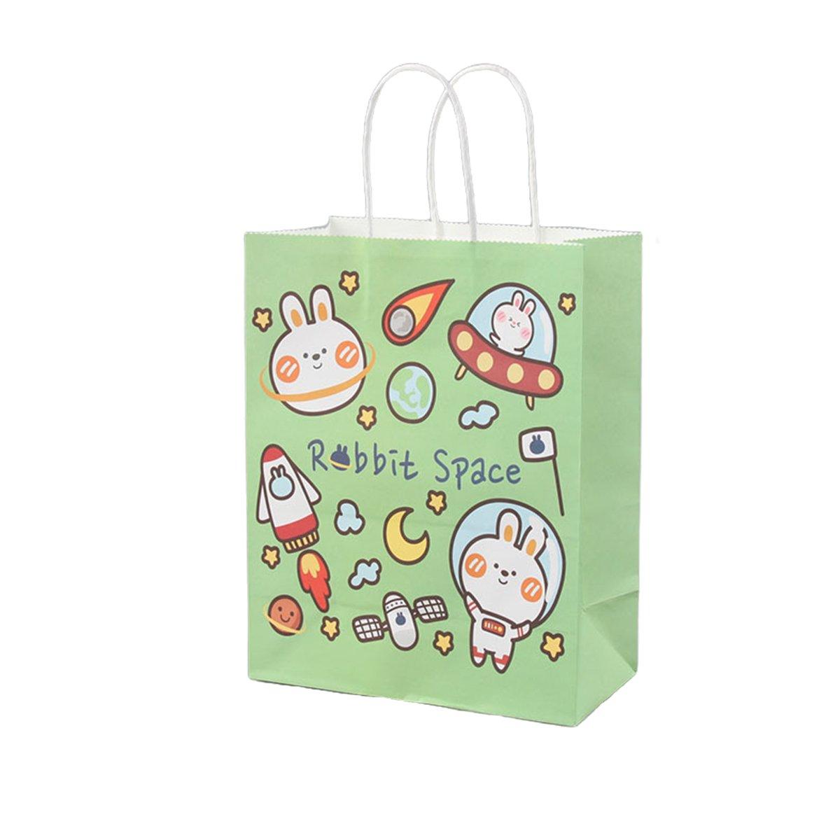 Brighten Your Gifts with Colourful Cartoon Kraft Paper Bags