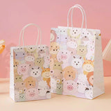 Brighten Your Gifts with Colourful Cartoon Kraft Paper Bags