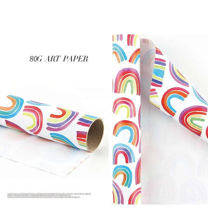 Brighten Your Gifts with Rainbow Wrapping Paper