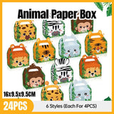 Bring Fun to Your Event with Jungle Animal Portable Party Favor Boxes