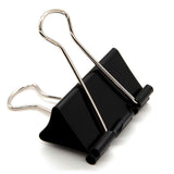Durable and versatile foldback clips in various sizes for document organization