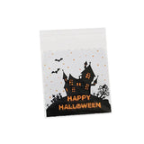 Child holding a festive Halloween Bag filled with candy