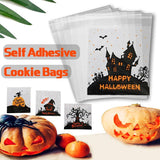Child holding a festive Halloween Bag filled with candy