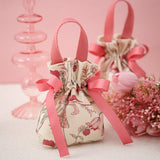 Canvas Gift Bags 10PCS Premium Canvas for Wedding Candy Favors