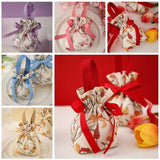 Canvas Gift Bags 10PCS Premium Canvas for Wedding Candy Favors