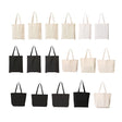 Canvas Tote Bag 5PCS Cotton Customizable