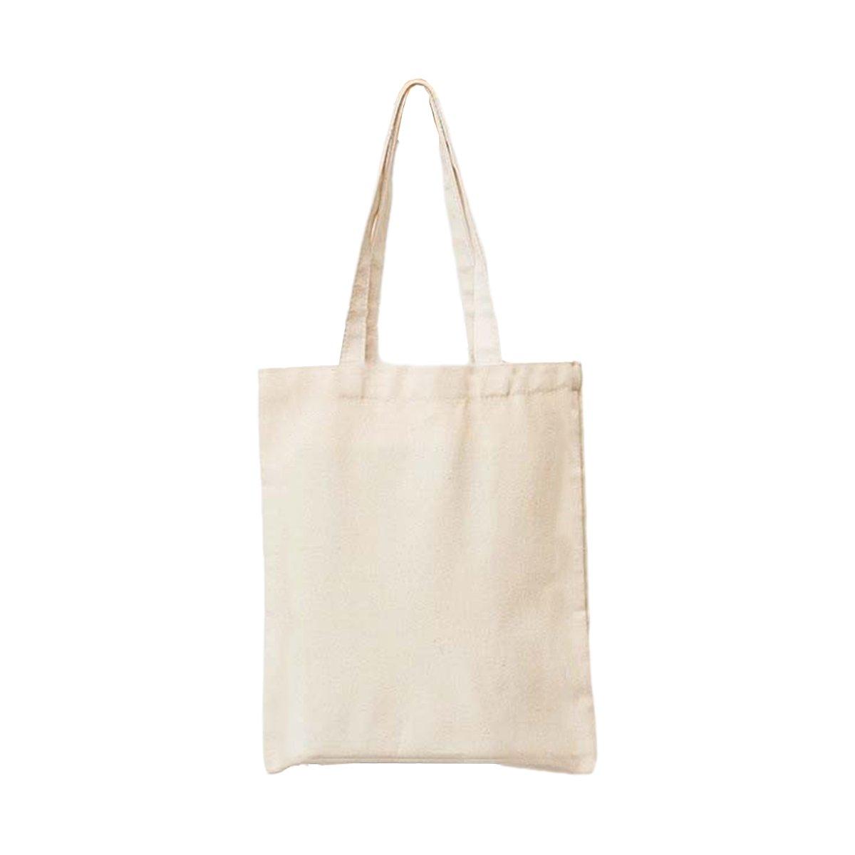 Canvas Tote Bag 5PCS Cotton Customizable