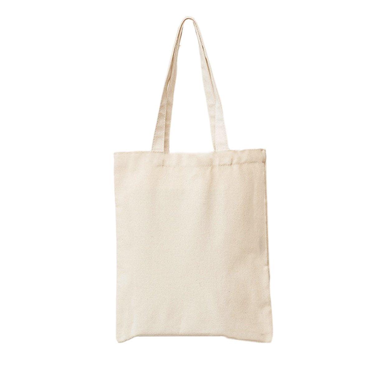 Canvas Tote Bag 5PCS Cotton Customizable