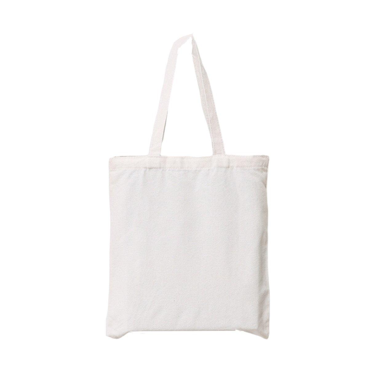 Canvas Tote Bag 5PCS Cotton Customizable