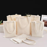 Canvas Tote Bag 5PCS Cotton Customizable