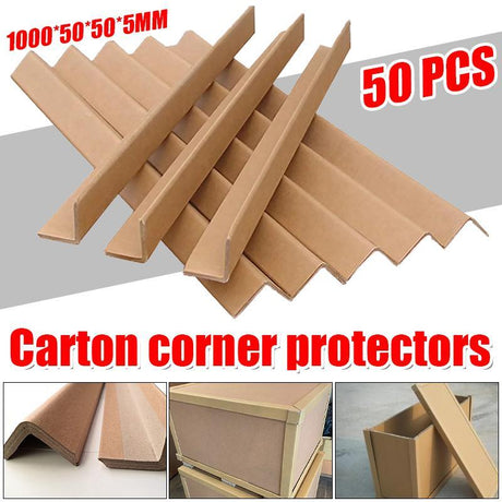 Durable Cardboard Corner Protectors for Shipping Protection