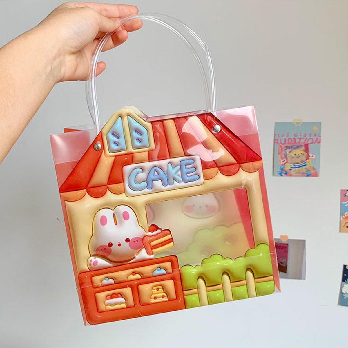 Cartoon PP Gift Bags 10pcs Durable Material for Party Favors and Gifts