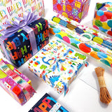 Celebrate in Style with Birthday Series Gift Wrapping Paper