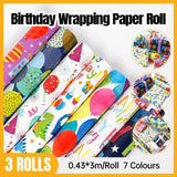 Celebrate in Style with Birthday Series Gift Wrapping Paper