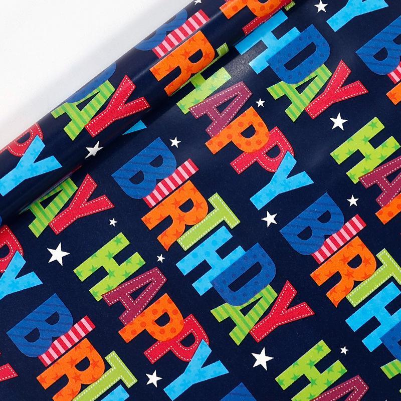 Celebrate in Style with Birthday Series Gift Wrapping Paper