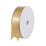 Luxurious and versatile gold ribbon for decorating and crafting.