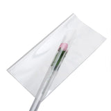 Elegant gift wrapped with clear wrapping paper