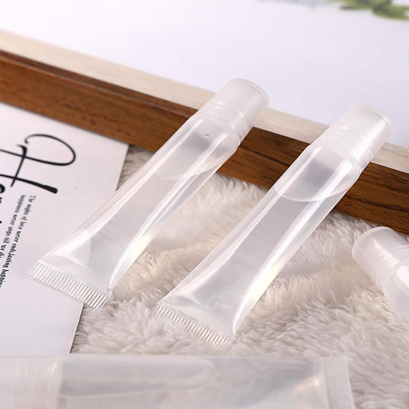 Clear Lip Balm Tubes 20PCS 8ml Squeeze Bottles - Discount Packaging Warehouse