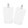 Clear Plastic Flask 20PCS PE Leak-Proof Bags for Outdoor Events