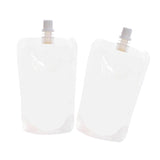 Clear Plastic Flask 20PCS PE Leak-Proof Bags for Outdoor Events