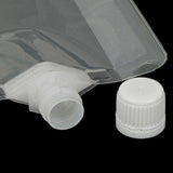 Clear Plastic Flask 20PCS PE Leak-Proof Bags for Outdoor Events