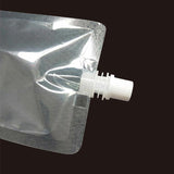 Clear Plastic Flask 20PCS PE Leak-Proof Bags for Outdoor Events