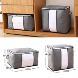 Clothing Storage Bags 1/4PCS Non-woven Fabric Grey - Discount Packaging Warehouse
