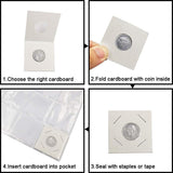 Coin Holders 50PCS 27.5mmx10cm Clear Window Display Storage Cases - Discount Packaging Warehouse