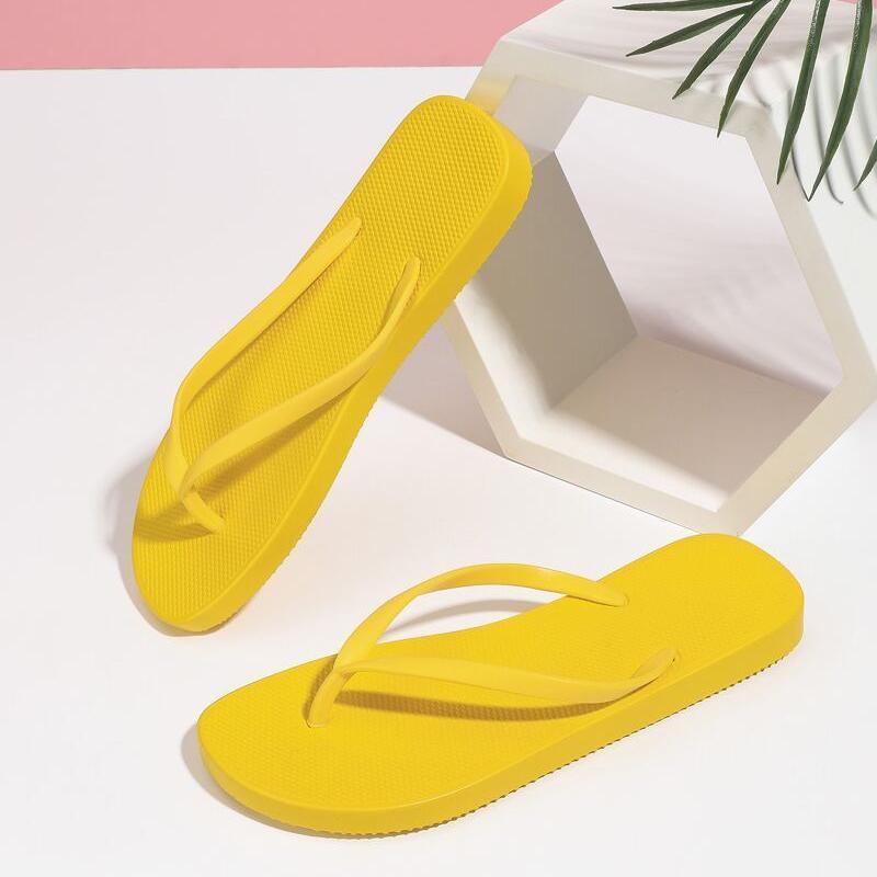 Comfortable and durable flip flops for women.