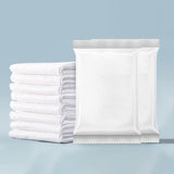 Convenient and portable compressed towels for travel and outdoor activities.